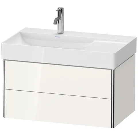 Duravit Waschtischunterschrank wandhängend „XSquare“ 78,4 × 39,7 × 46 cm Weiß Hochglanz Duravit Waschtischunterschrank wandhängend „XSquare“ 78,4 × 39,7 × 46 cm Weiß Hochglanz