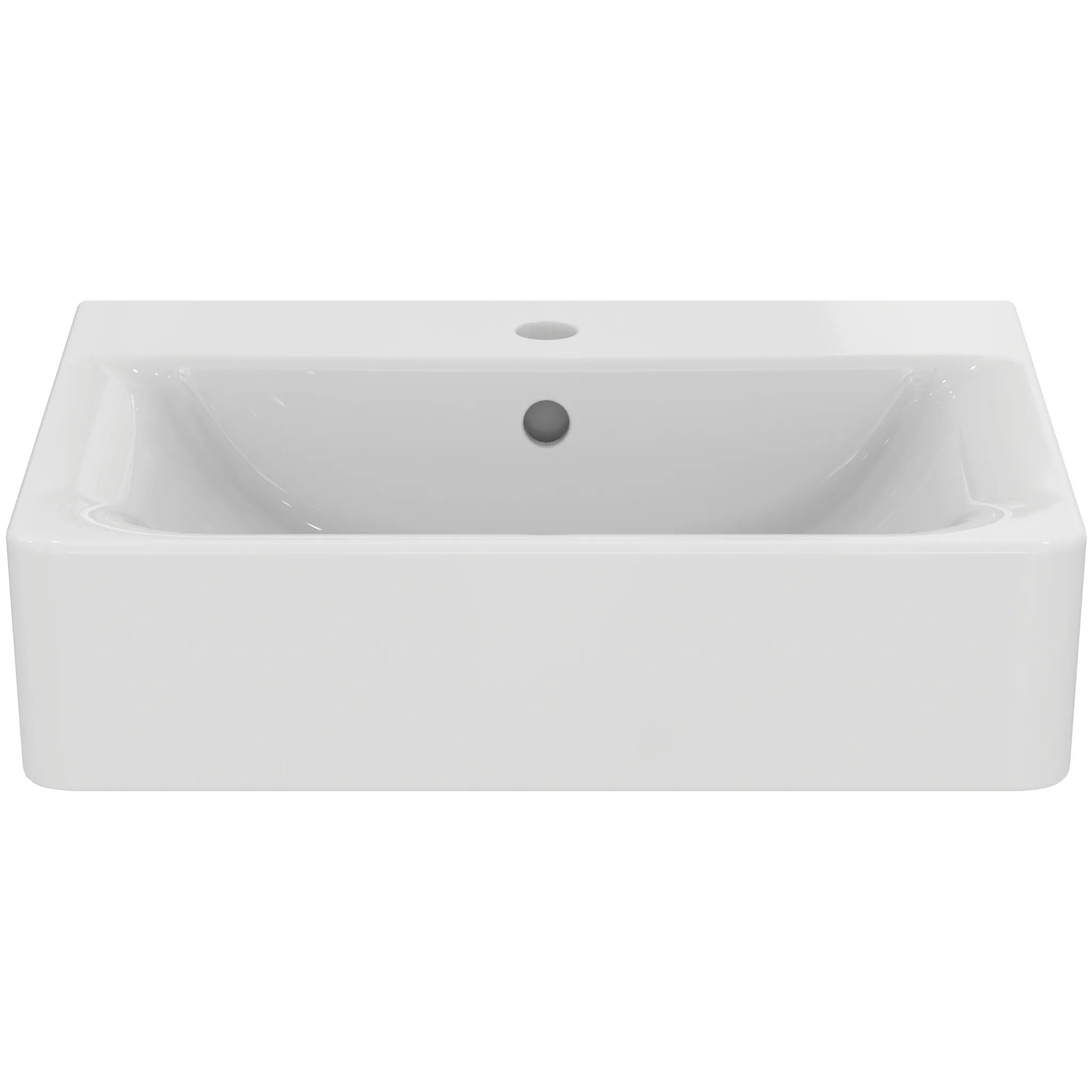 Waschbecken „Connect“ 55 × 46 × 17,5 cm, Hahnlochposition mittig Waschbecken „Connect“ 55 × 46 × 17,5 cm, Hahnlochposition mittig