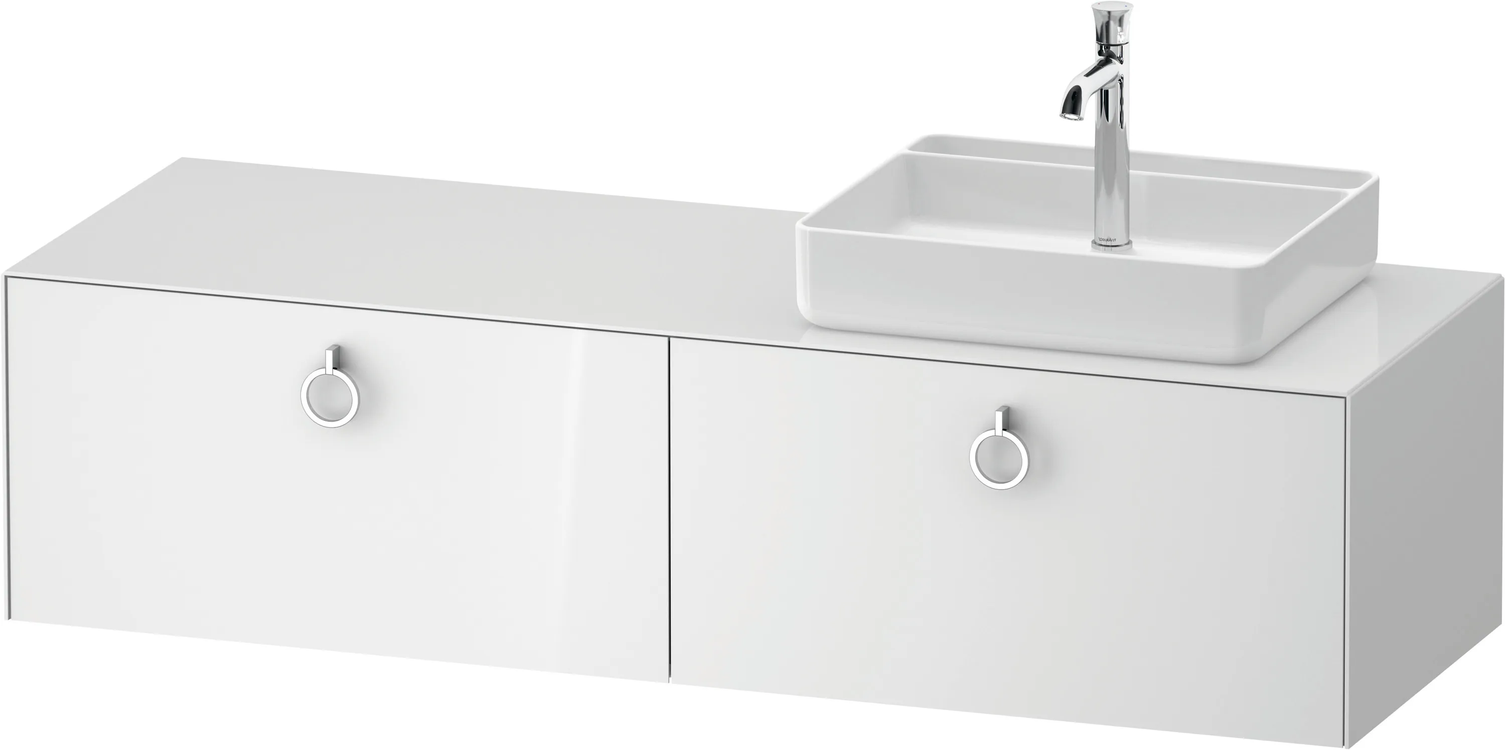 Duravit Waschtischunterschrank wandhängend „White Tulip“ 160 × 40,8 × 55 cm