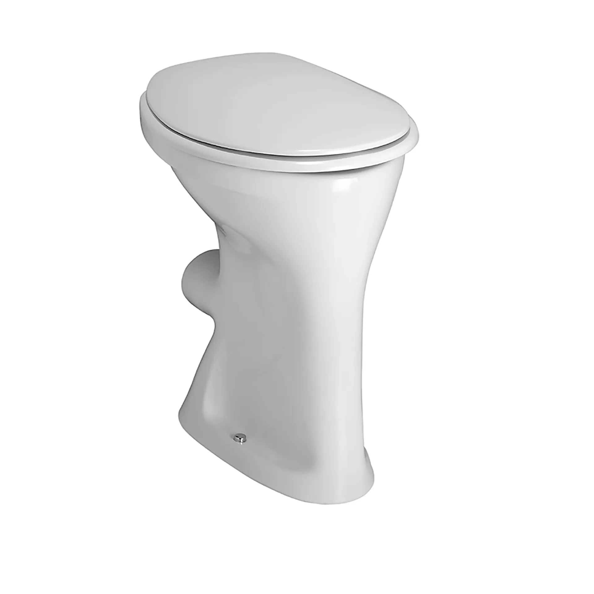 Laufen Stand-Flachspül-WC Keramikhöhe 50 cm „Albonova“ 350 × 500 × 480 mm, Abgang waagerecht