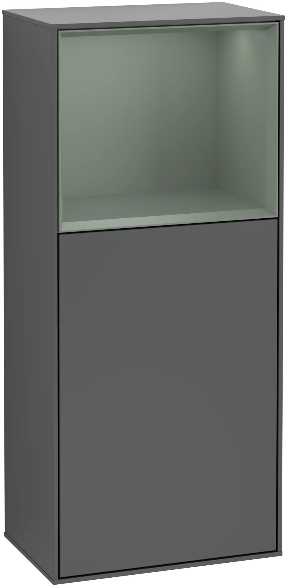 Villeroy & Boch Finion Seitenschrank F51 418x936x270mm anthrazit olive