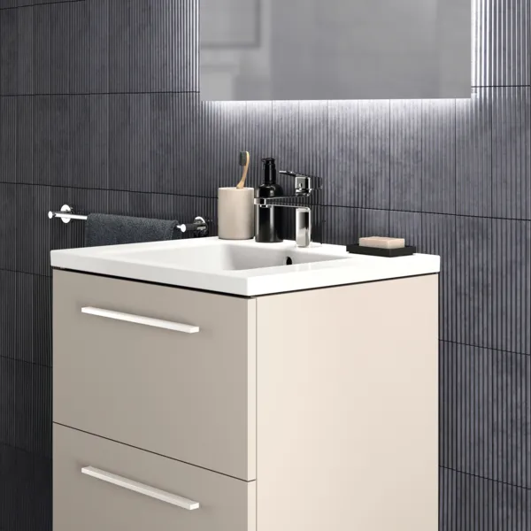 Ideal Standard Waschtischunterschrank „i.lifeB“ 60 × 63 × 50,5 cm Sandbeige matt