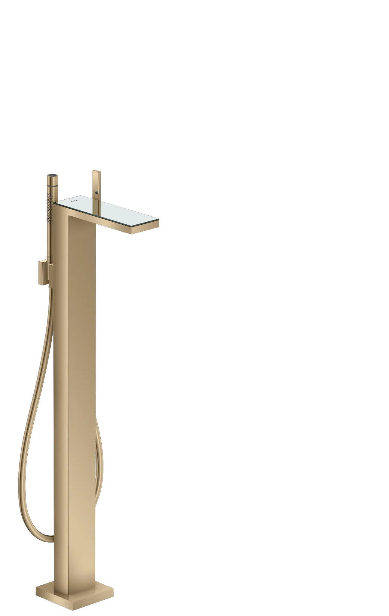 Hansgrohe AXOR MyEdition Mischer mit Platte 245 Glas, abnehmbar Hansgrohe AXOR MyEdition Mischer mit Platte 245 Glas, abnehmbar