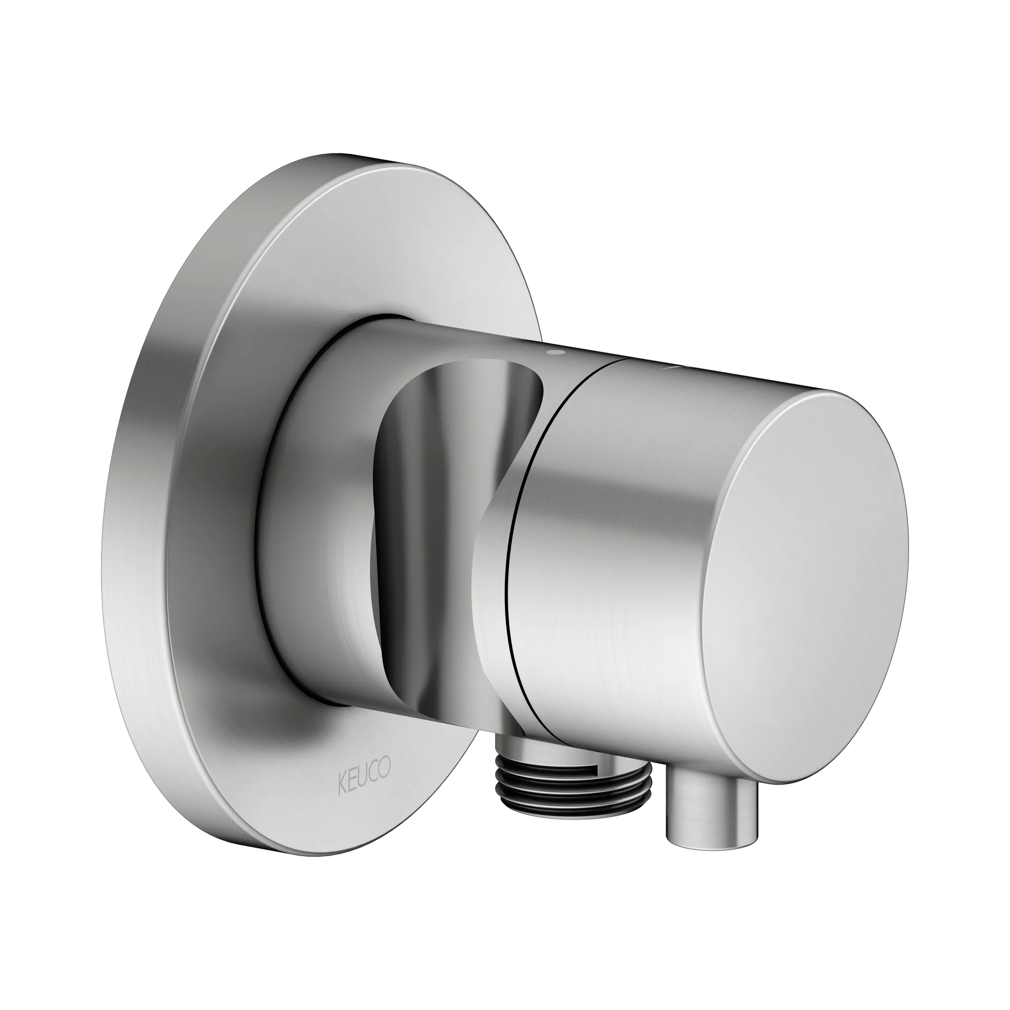 KEUCO IXMO Absperrventil Unterputz für 1 Verbraucher mit Schlauchanschluss und Brausehalter Edelstahl-finish KEUCO IXMO Absperrventil Unterputz für 1 Verbraucher mit Schlauchanschluss und Brausehalter Edelstahl-finish