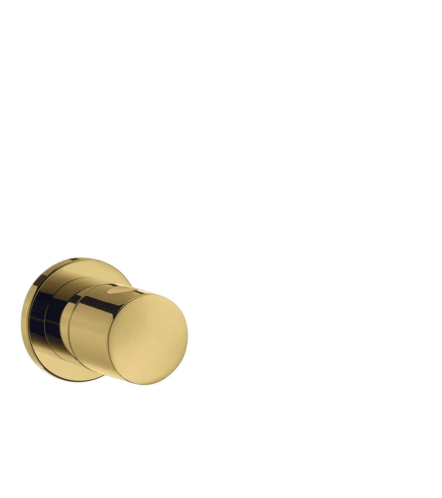 Hansgrohe AXOR Uno Absperrventil Unterputz, Polished Gold Optic, DN15/DN20
