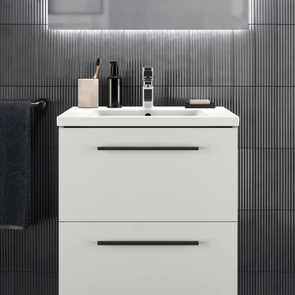 Ideal Standard Waschtischunterschrank „i.lifeB“ 60 × 63 × 50,5 cm Weiß matt Ideal Standard Waschtischunterschrank „i.lifeB“ 60 × 63 × 50,5 cm Weiß matt
