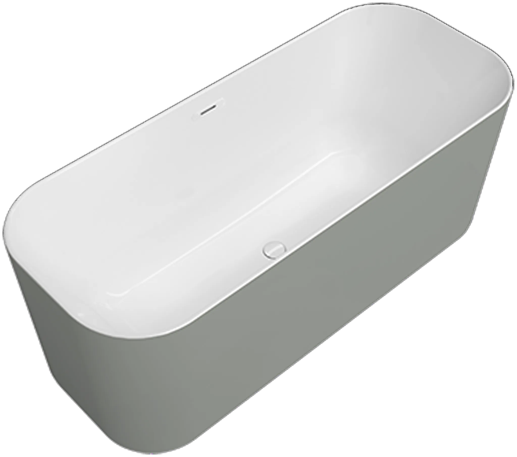 Villeroy & Boch Badewanne „Finion“ freistehend rechteck 170 × 70 cm in Weiß Alpin / Colour On Demand