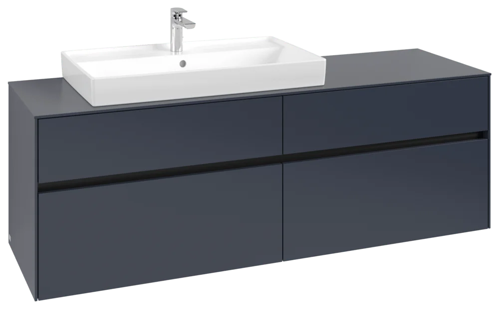 Villeroy & Boch Collaro Waschbeckenunterschrank C026B0, 1600x548x500mm, Marine Blue