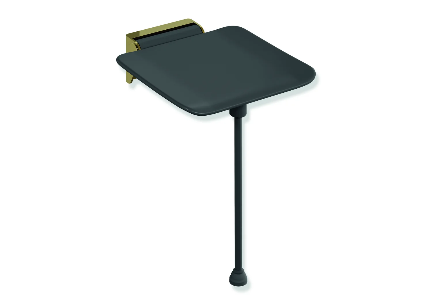 HEWI Klappsitz System 900, PVD, Gold glänzend, 350x415 mm, Sitzhöhe 450-500 mm HEWI Klappsitz System 900, PVD, Gold glänzend, 350x415 mm, Sitzhöhe 450-500 mm