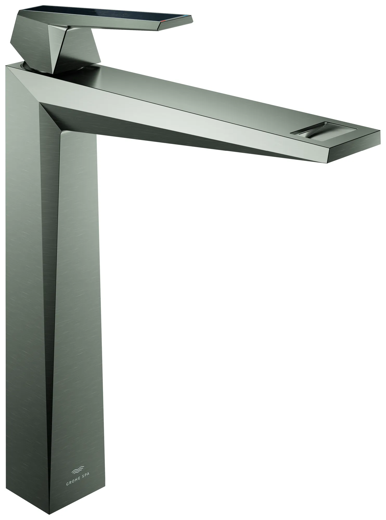 Einhand-Waschtischbatterie Allure Brilliant Private Collection 24419, XL-Size, Griff mit Vanilla Noir Caesarstone Einlagen, für freistehende Waschschüsseln, glatter Körper, chrom Einhand-Waschtischbatterie Allure Brilliant Private Collection 24419, XL-Size, Griff mit Vanilla Noir Caesarstone Einlagen, für freistehende Waschschüsseln, glatter Körper, chrom