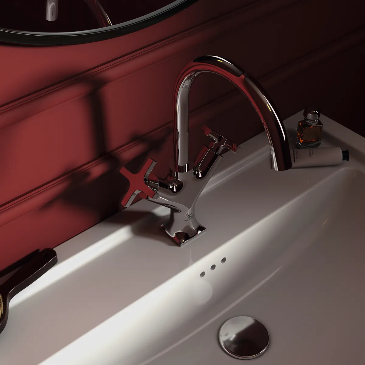 Ideal Standard Waschtischarmatur Joy Neo mit Ablaufgarnitur, Ausladung 169mm, Kreuzgriffe, Chrom Ideal Standard Waschtischarmatur Joy Neo mit Ablaufgarnitur, Ausladung 169mm, Kreuzgriffe, Chrom