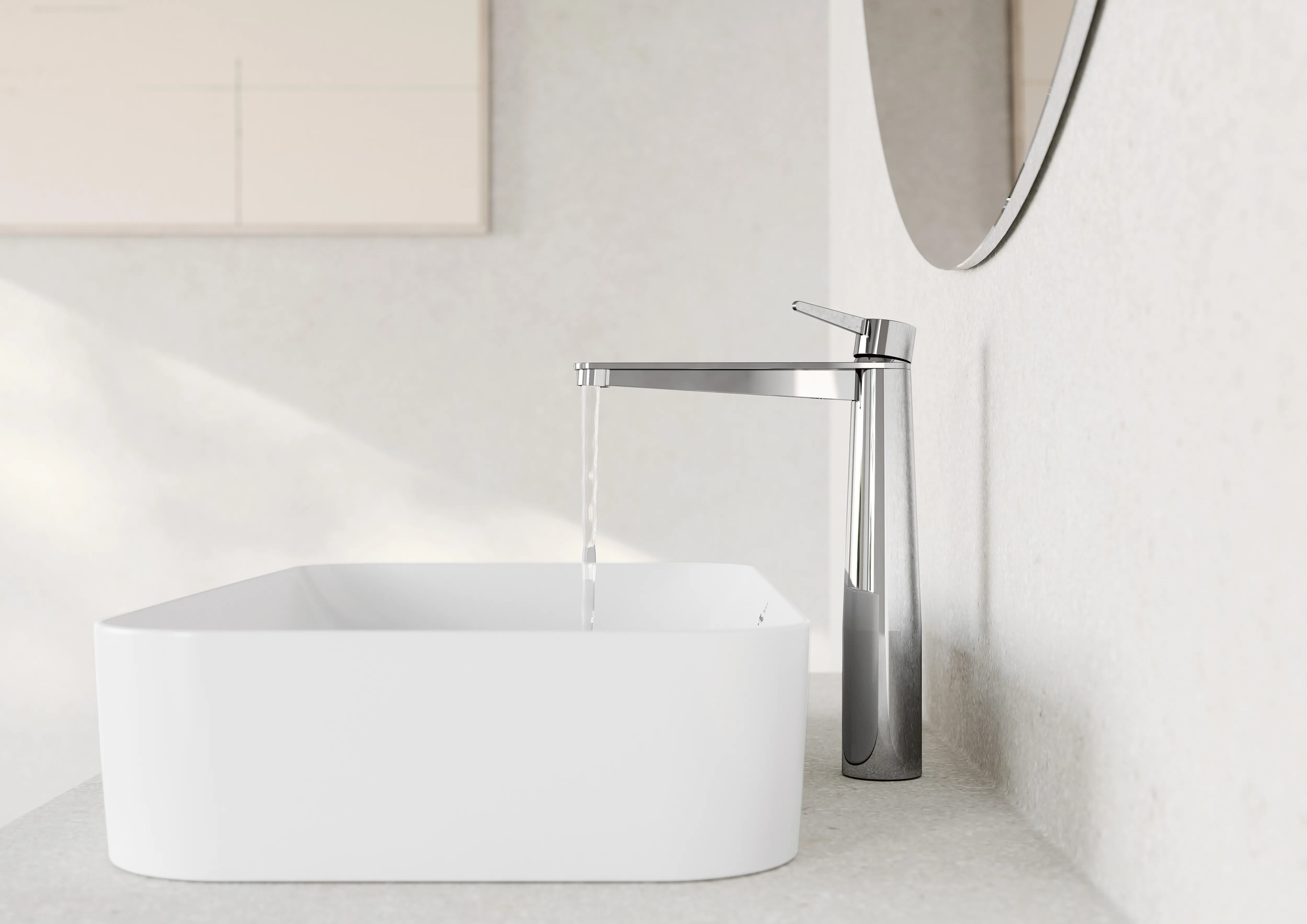 Villeroy & Boch Conum Einhebel-Waschtischarmatur erhöht TVW127005000, 49x278x215mm, Chrom Villeroy & Boch Conum Einhebel-Waschtischarmatur erhöht TVW127005000, 49x278x215mm, Chrom