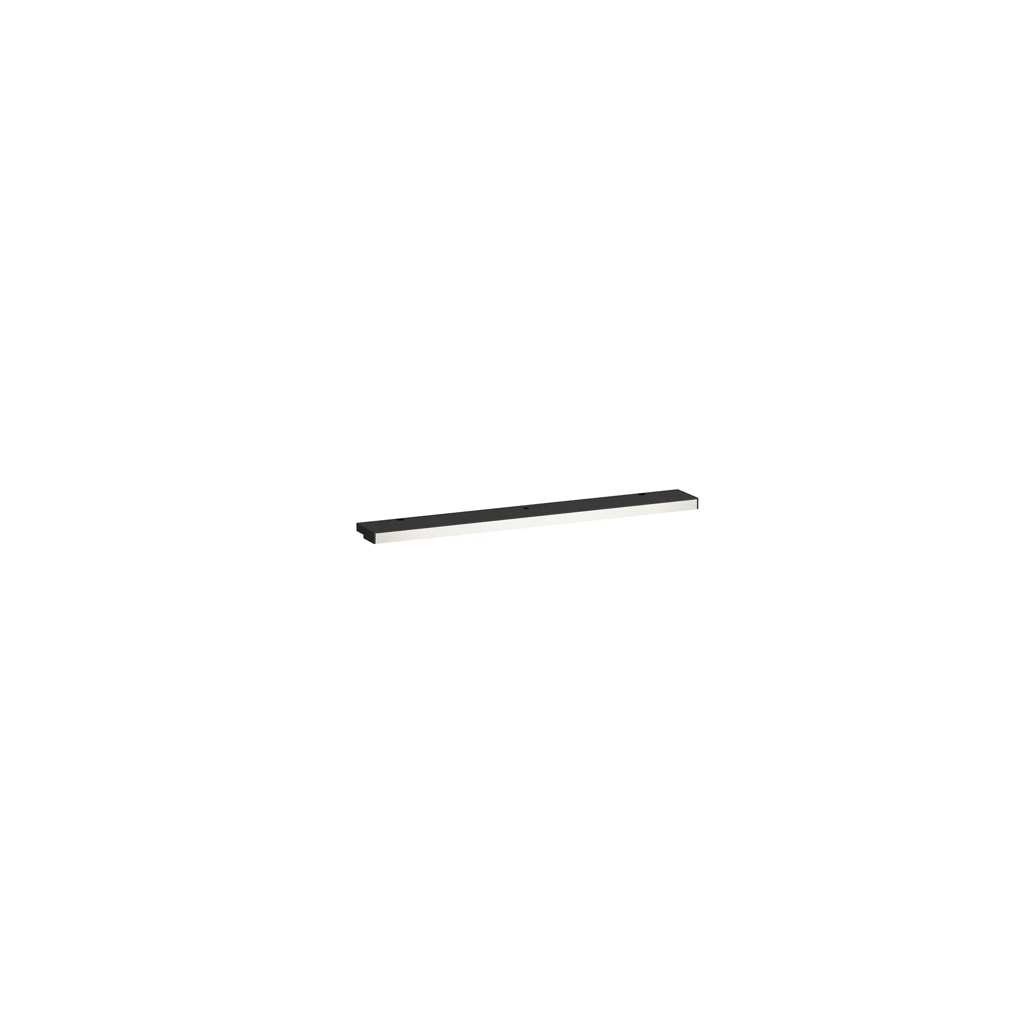 Laufen LED-Leuchte horizontal FRAME 25, schwarz matt, 400 mm Länge, 50 mm Breite, 13 mm Höhe