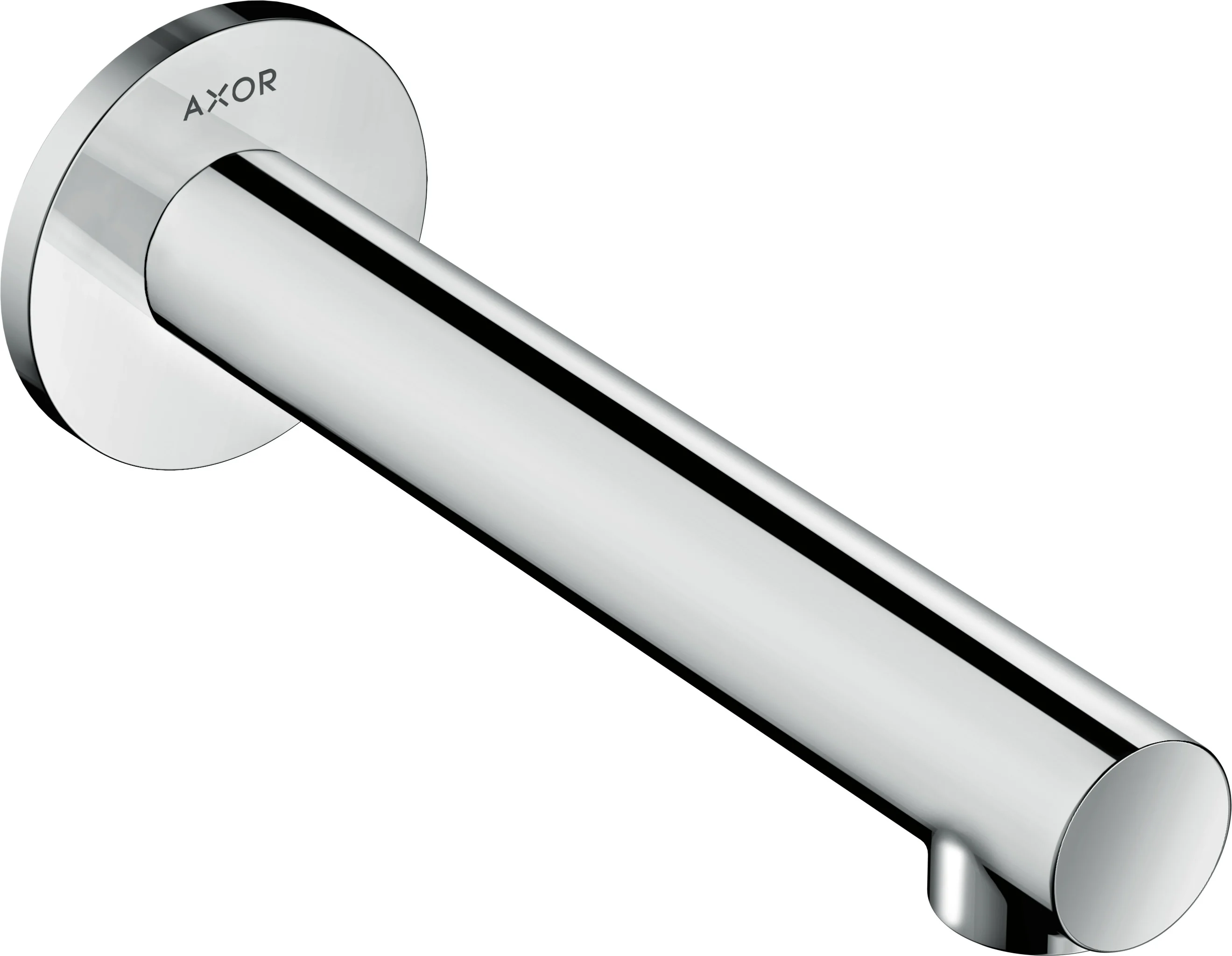 Hansgrohe AXOR Uno Wanneneinlauf gerade, Chrom, Ausladung 175 mm, Wandmontage, max. Durchfluss 19 l/min bei 3 bar, Anschluss DN20