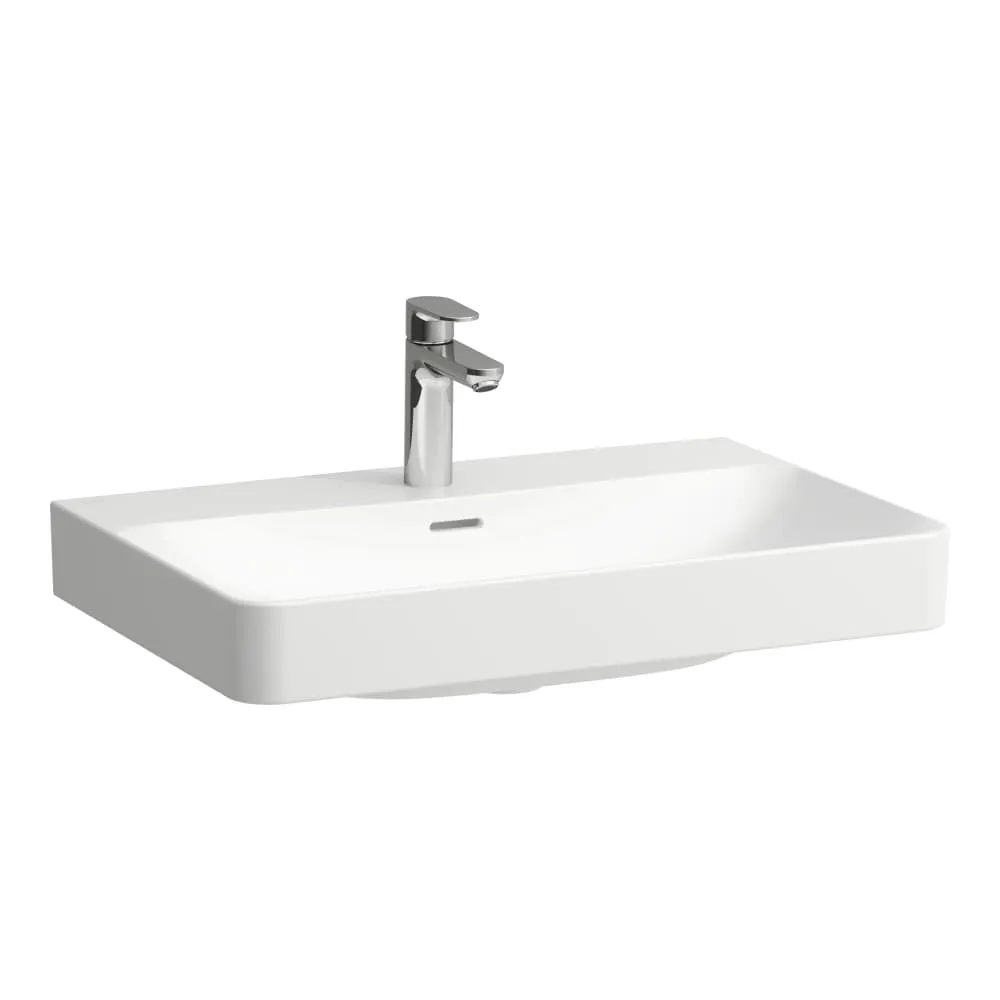 PRO X Waschtisch 810865 1HL m. mÜL, 700x465, weiß
