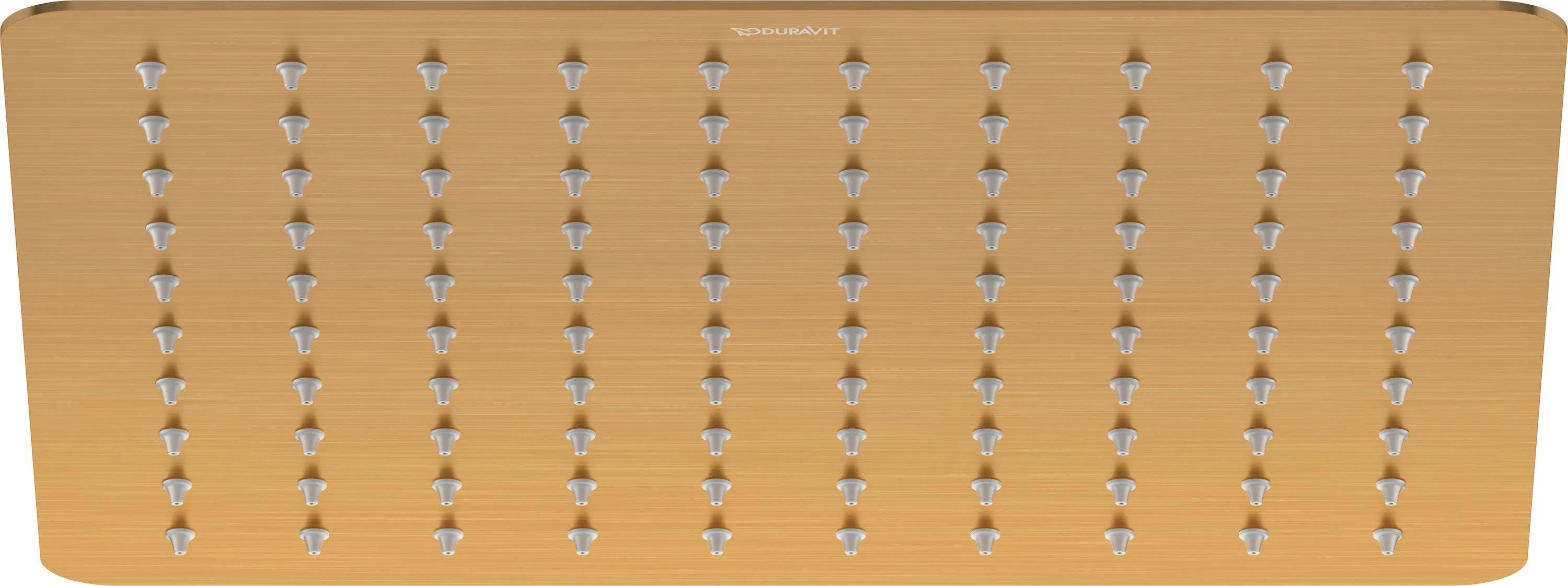 Kopfbrause 300x300mm, Eckig, Rain Bronze Gebürstet