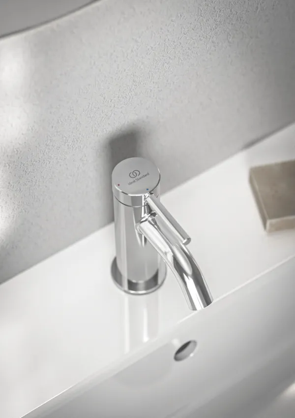 Waschtischarmatur Ceraline Nuovo Ausladung 90mm ohne Ablaufgarnitur BlueStart Chrom Waschtischarmatur Ceraline Nuovo Ausladung 90mm ohne Ablaufgarnitur BlueStart Chrom