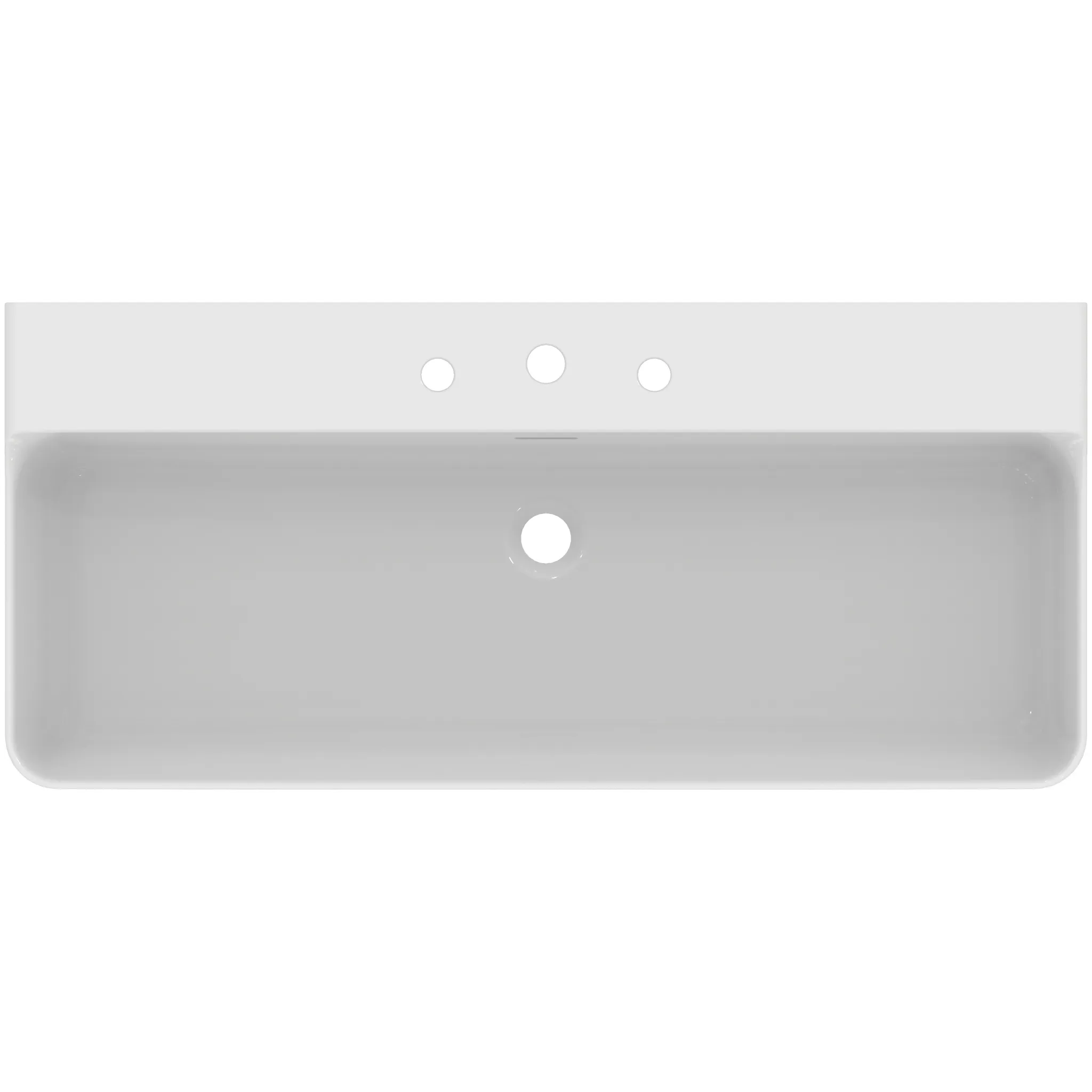 Ideal Standard Conca Waschtisch, 3 Hahnlöcher, weiß mit IdealPlus, 1000x450x165 mm Ideal Standard Conca Waschtisch, 3 Hahnlöcher, weiß mit IdealPlus, 1000x450x165 mm
