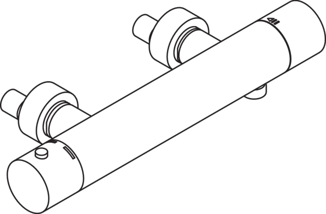 Zweihand-Duscharmatur „System-Armaturen“ 10,8 cm