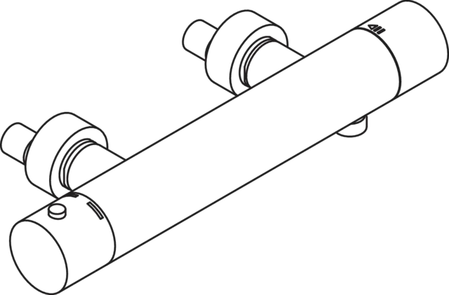 Zweihand-Duscharmatur „System-Armaturen“ 10,8 cm Zweihand-Duscharmatur „System-Armaturen“ 10,8 cm