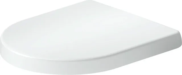 Duravit Univ.WC-Sitz D-shaped Tief 432mm Ülap Absenkaut. abnehmb. Scharn. Edelst. We