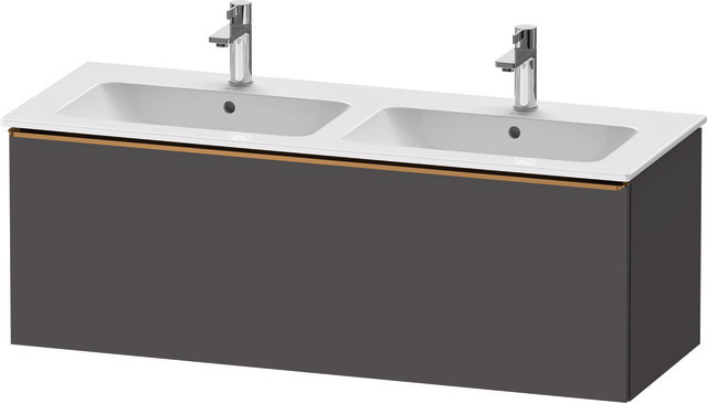 Duravit Waschtischunterschrank wandhängend „D-Neo“ 128 × 44 × 46,2 cm