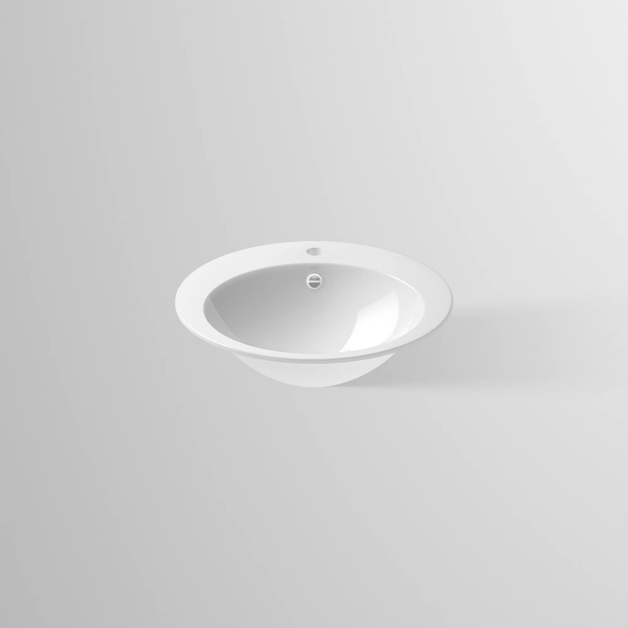 Waschbecken „O-Serie“ 600 × 144 mm, Hahnlochposition mittig mit ProShield