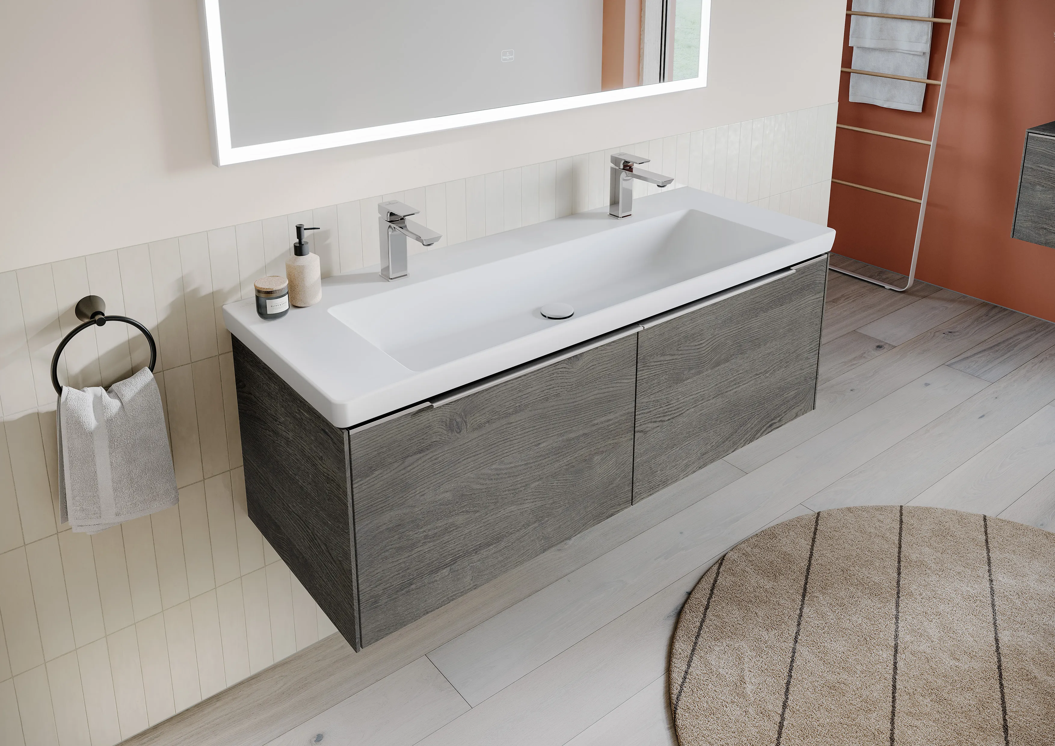 Villeroy & Boch Spiegel „Subway 3.0“ 1300 × 750 mm in White Matt Villeroy & Boch Spiegel „Subway 3.0“ 1300 × 750 mm in White Matt