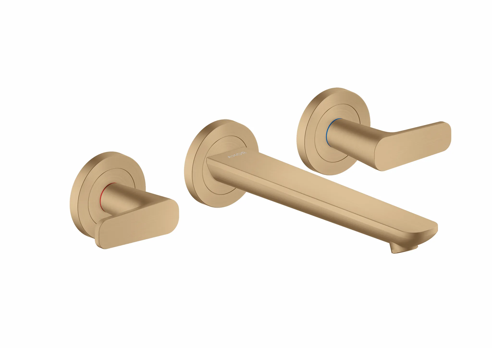 Hansgrohe AXOR Citterio C 3-Loch Waschtischarmatur Unterputz, Brushed Bronze