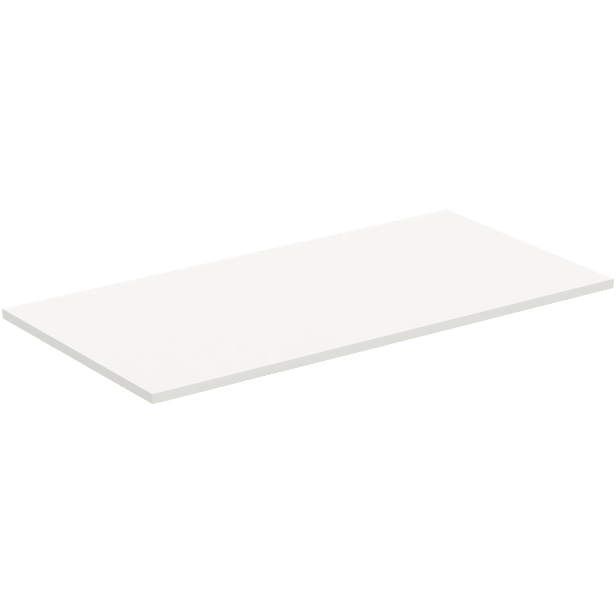 Waschtischplatte i.life B ohne Ausschnitt 1002x506x18mm Weiß matt Waschtischplatte i.life B ohne Ausschnitt 1002x506x18mm Weiß matt