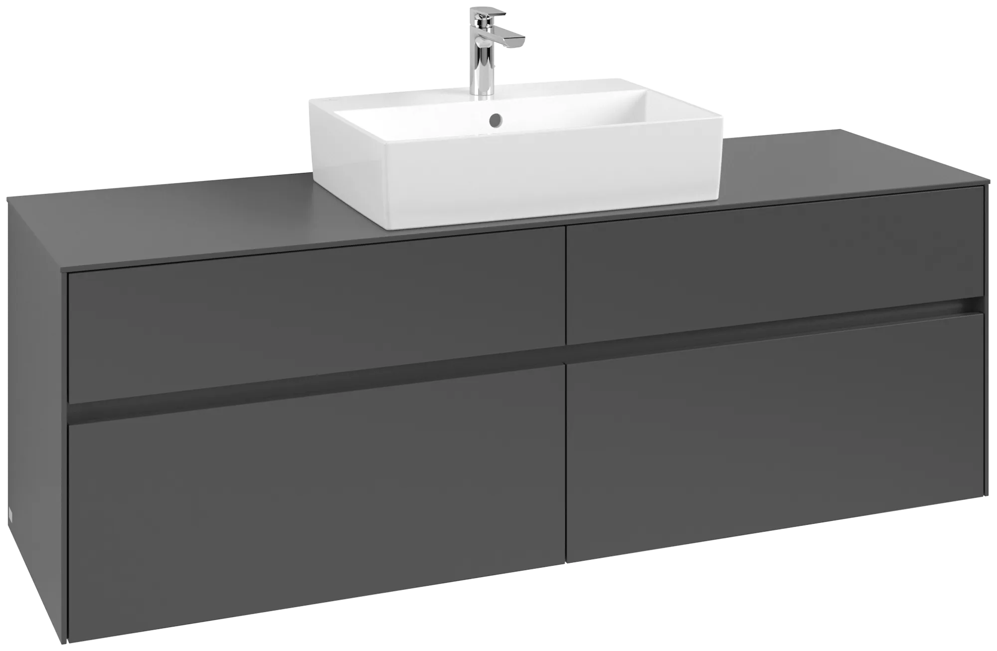 Villeroy & Boch Collaro Waschbeckenunterschrank C134B0, 1600x548x500mm, Graphite Villeroy & Boch Collaro Waschbeckenunterschrank C134B0, 1600x548x500mm, Graphite