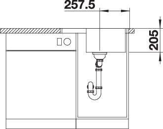 BLANCO LEMIS 45 S-IF Mini BLANCO LEMIS 45 S-IF Mini