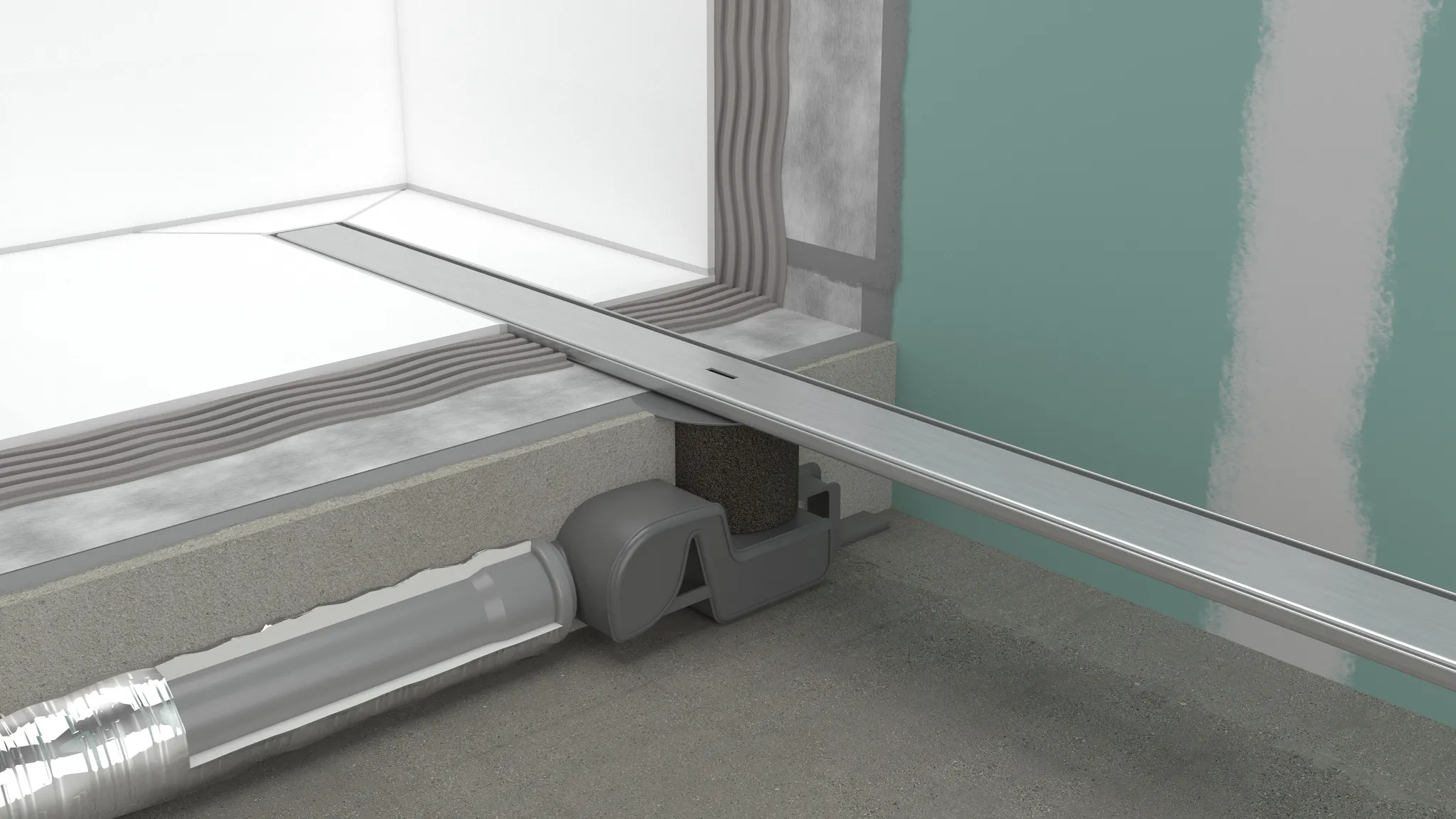 RainDrain Allround Komplettset Duschrinne 800 für Standard-/flache Installation Edelstahl gebürstet RainDrain Allround Komplettset Duschrinne 800 für Standard-/flache Installation Edelstahl gebürstet