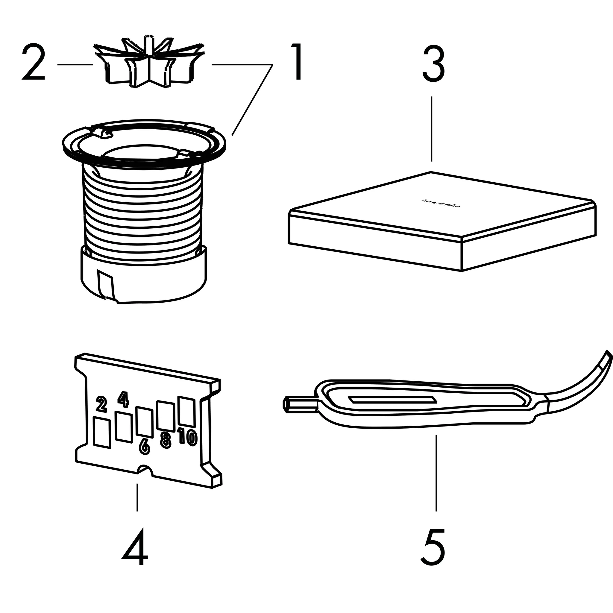 Hansgrohe RainDrain Brilliance Komplettset Punktablauf 150⁄150 rückseitig befliesbar, Edelstahl gebürstet Hansgrohe RainDrain Brilliance Komplettset Punktablauf 150⁄150 rückseitig befliesbar, Edelstahl gebürstet