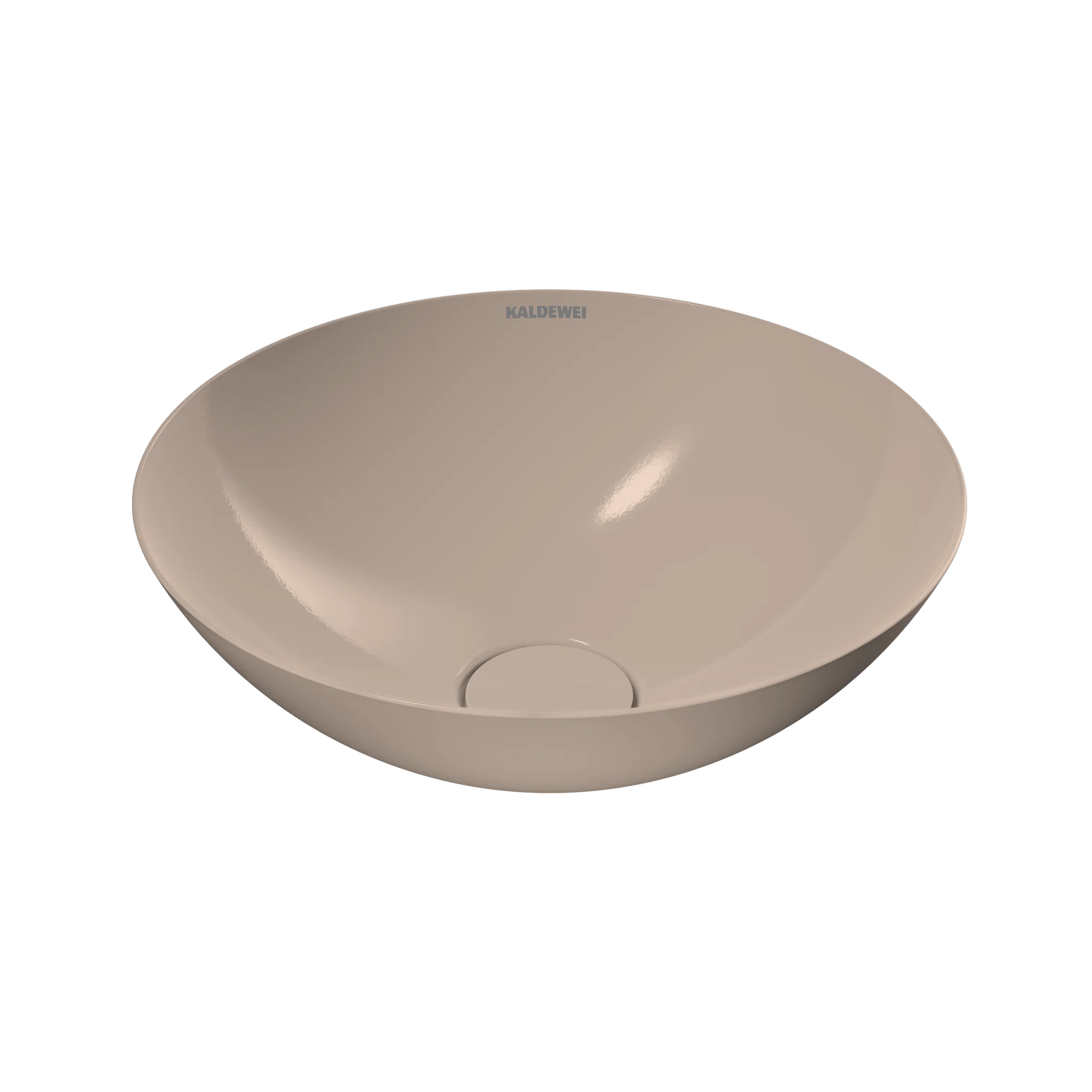 Kaldewei AVELLINO Waschtisch-Schale, 360 mm Durchmesser, bahamabeige, Perl-Effekt, ohne Überlauf