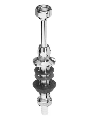 Spülengarnitur, Überwurfmutter G 3/4 IG, Schlauchverschraubung Ø 14,5 mm (DN 20 G 3/4 AG), chrom