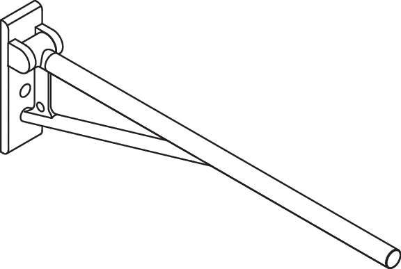 HEWI Stützklappgriff „System 900“ HEWI Stützklappgriff „System 900“