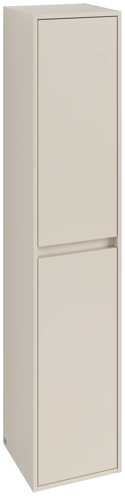 Villeroy & Boch Hochschrank Skyla C80100, 350x1700x349 mm, Cashmere Grey, 2 Türen, SoftClosing, Wandmontage Villeroy & Boch Hochschrank Skyla C80100, 350x1700x349 mm, Cashmere Grey, 2 Türen, SoftClosing, Wandmontage