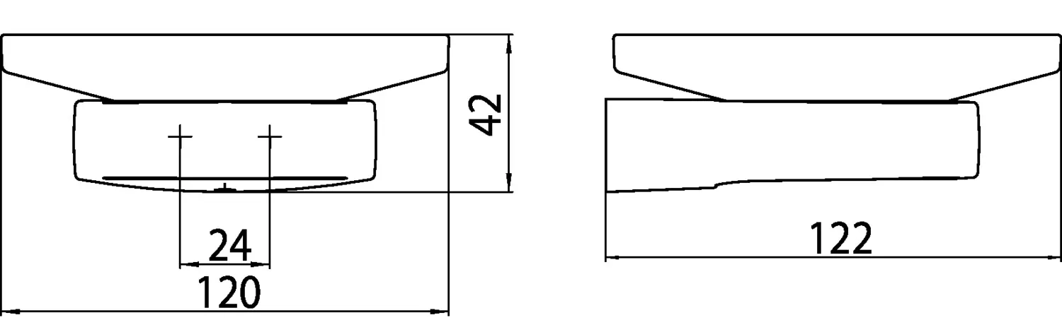 emco trend SeifenhalterGlasteil satiniert, chrom emco trend SeifenhalterGlasteil satiniert, chrom