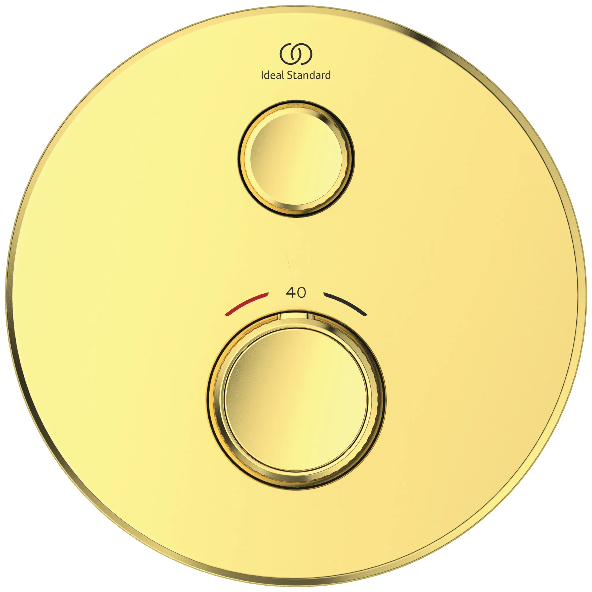 Brausethermostat Unterputz Ceratherm Navigo 1 Verbraucher Rund Brushed Gold Brausethermostat Unterputz Ceratherm Navigo 1 Verbraucher Rund Brushed Gold