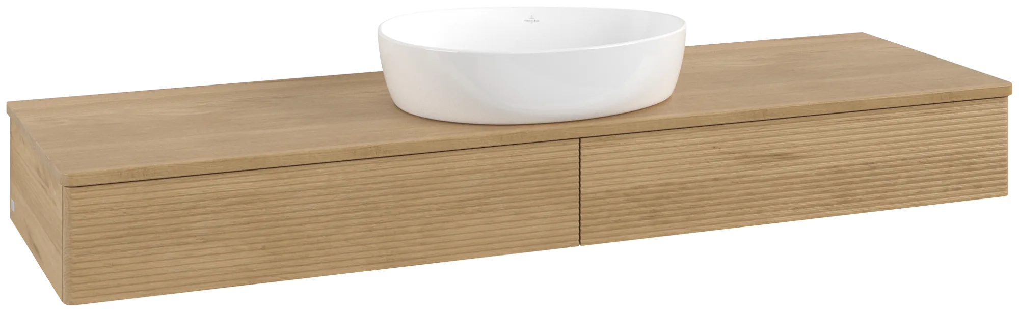 Villeroy & Boch Antao Waschbeckenunterschrank K14_1, 1600 x 190 x 500 mm, Honey Oak