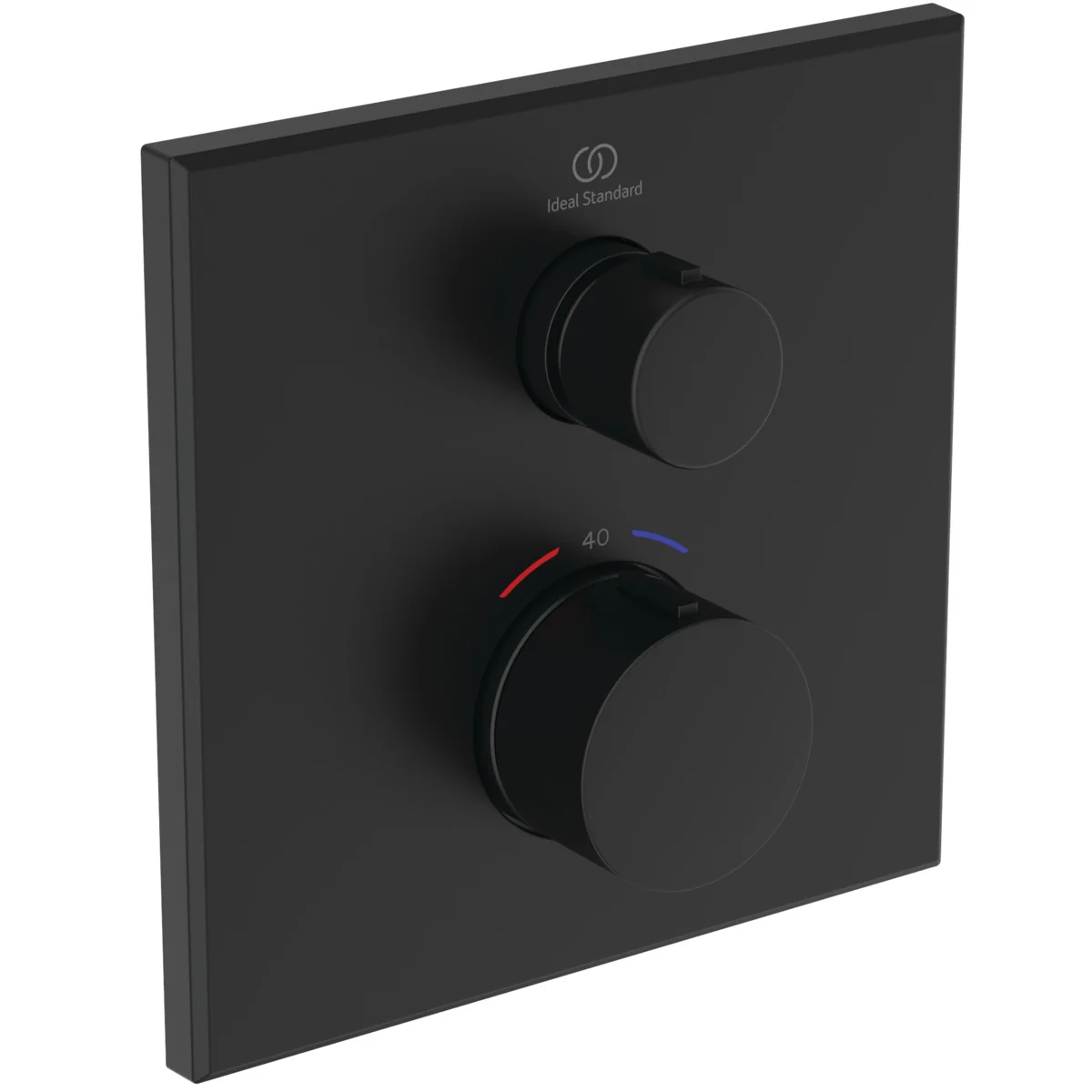 Ideal Standard Ceratherm Navigo Unterputz-Thermostat für Wanne & Dusche, 1 Verbraucher, Silk Black Ideal Standard Ceratherm Navigo Unterputz-Thermostat für Wanne & Dusche, 1 Verbraucher, Silk Black