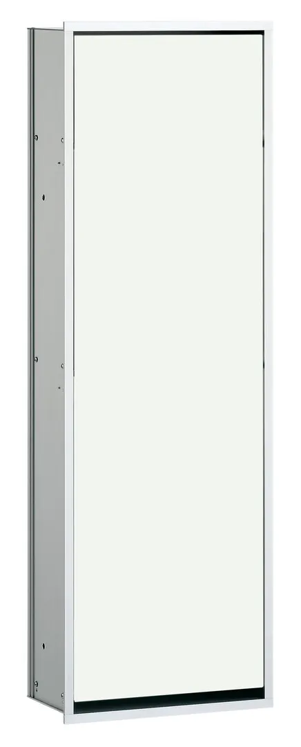 Schrank-Modul asis 300 Unterputz, 964 mm, aluminium / optiwhite ohne Einbaurahmen Schrank-Modul asis 300 Unterputz, 964 mm, aluminium / optiwhite ohne Einbaurahmen