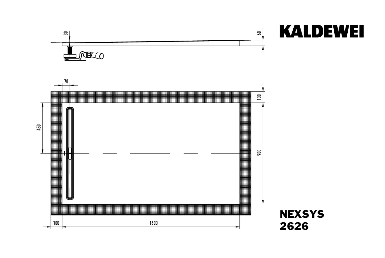 Kaldewei rechteck Duschwanne „Nexsys“ 90 × 160 cm in schwarz matt Kaldewei rechteck Duschwanne „Nexsys“ 90 × 160 cm in schwarz matt
