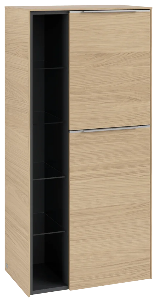 Villeroy & Boch Subway 3.0 Mittelschrank, eckig, Nordic Oak, 1200x574x346 mm, 2 Türen, SoftClosing Villeroy & Boch Subway 3.0 Mittelschrank, eckig, Nordic Oak, 1200x574x346 mm, 2 Türen, SoftClosing