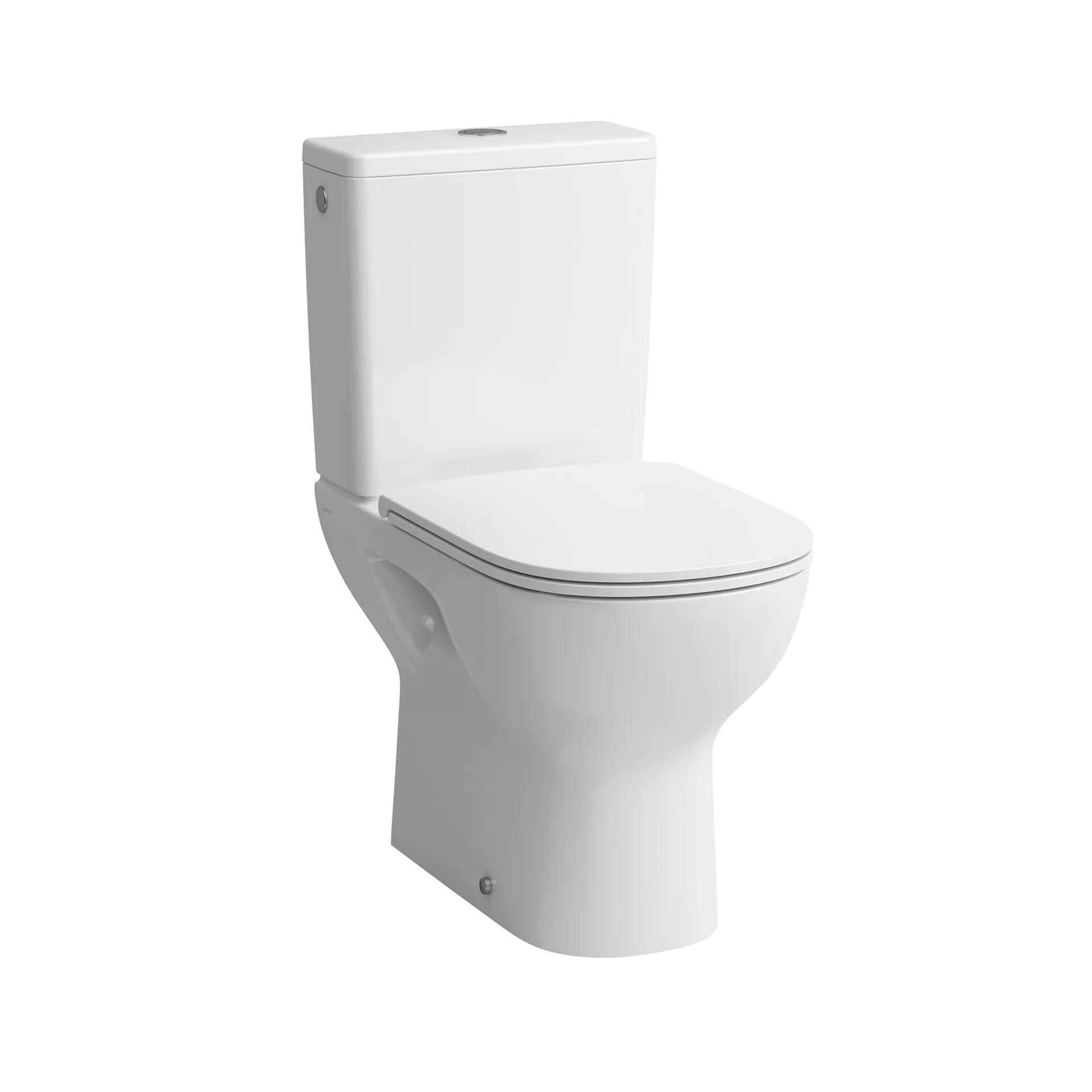 Laufen Stand-Tiefspül-WC Keramikhohe 43 cm „Lua“ 360 × 420 × 650 mm, Abgang senkrecht, ohne Spülrand