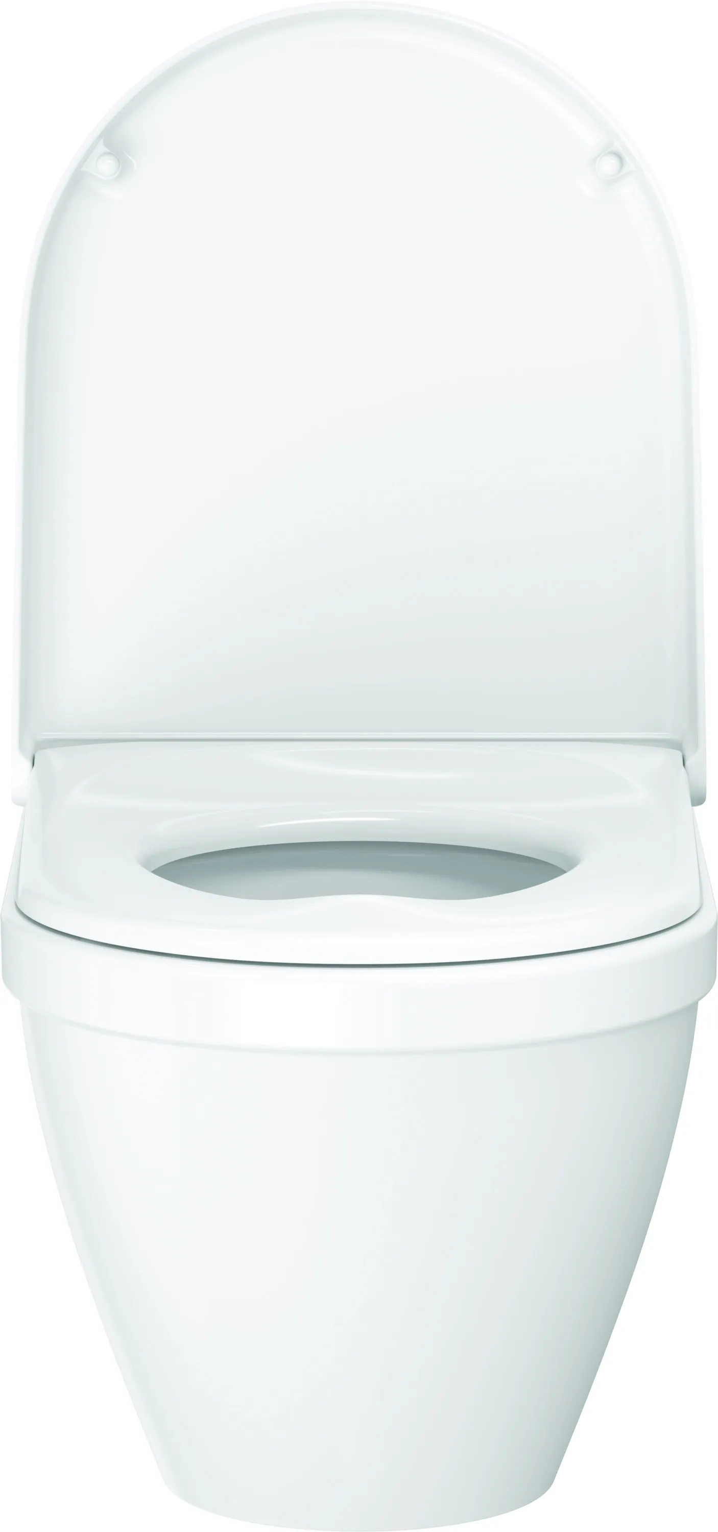 Duravit Wand-Tiefspül-WC inkl. WC-Sitz „Starck 3“ 37 × 54 × 40,5 cm, Befestigung sichtbar