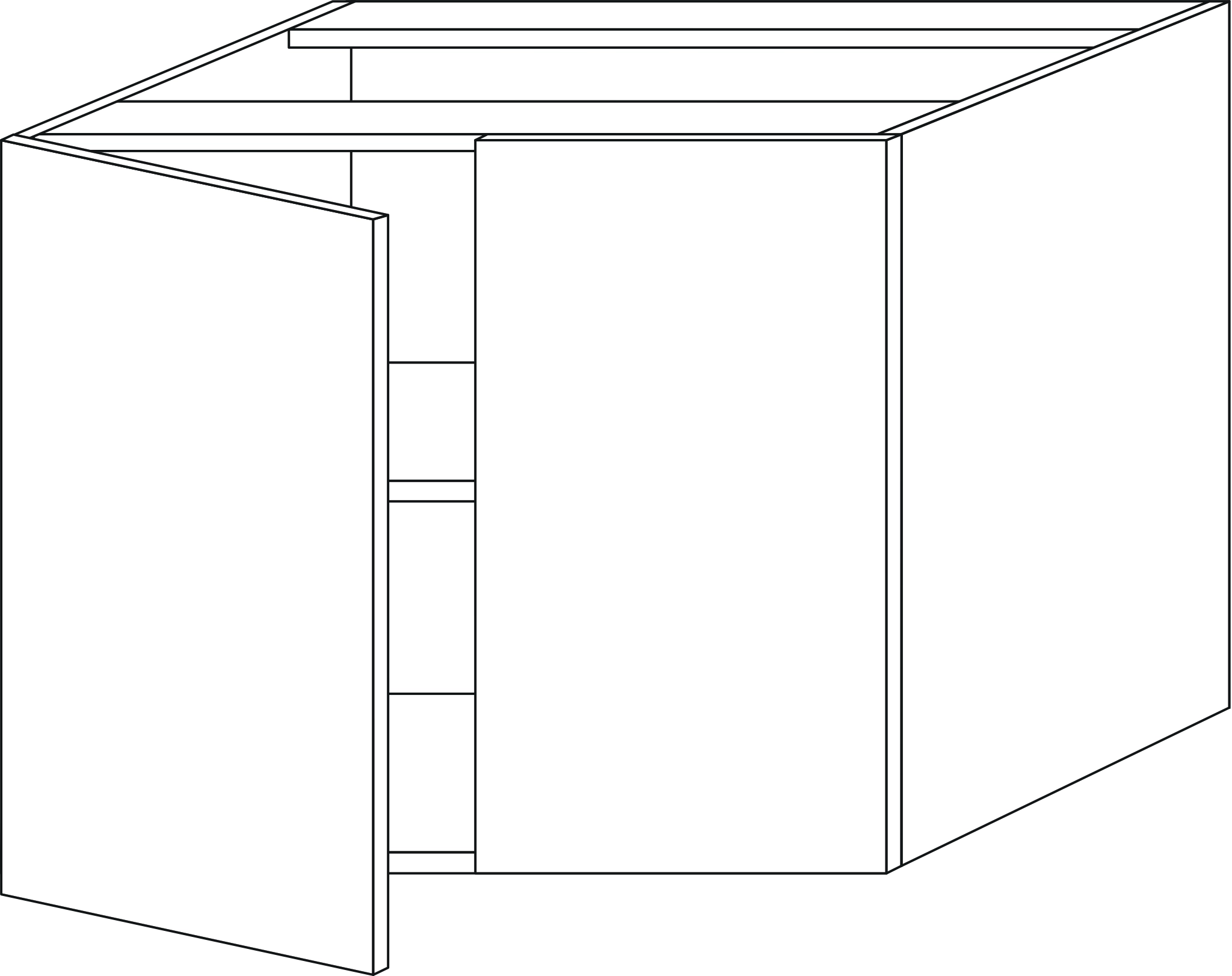 Sanipa Anbauschrank „2morrow“ 600 × 510 × 420 mm in Eiche Tabak Sanipa Anbauschrank „2morrow“ 600 × 510 × 420 mm in Eiche Tabak