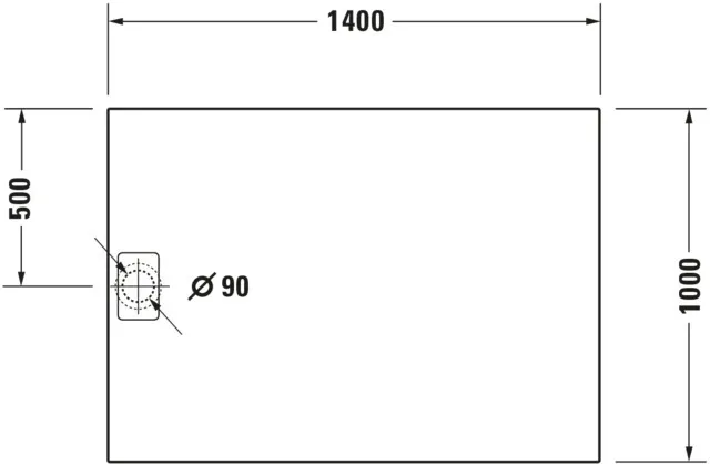 Duravit rechteck Duschwanne „Stonetto“ 140 × 100 cm in Weiß Matt Duravit rechteck Duschwanne „Stonetto“ 140 × 100 cm in Weiß Matt
