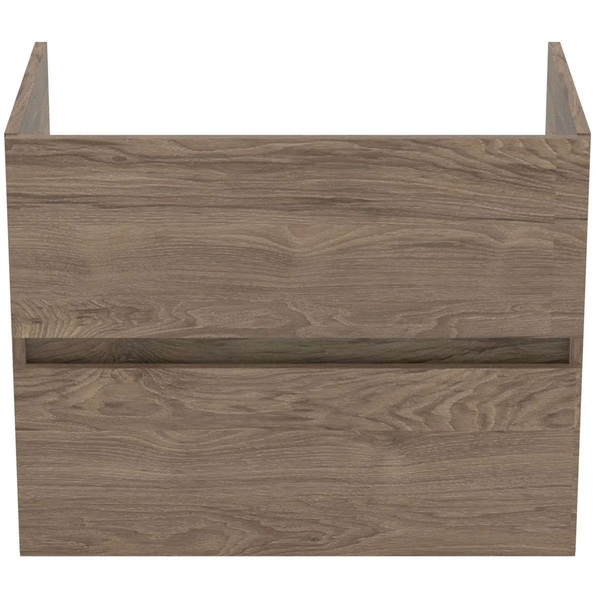 Ideal Standard Waschtischunterschrank „Eurovit+“ 70 × 55 × 44 cm Nussbaum geflammt Ideal Standard Waschtischunterschrank „Eurovit+“ 70 × 55 × 44 cm Nussbaum geflammt